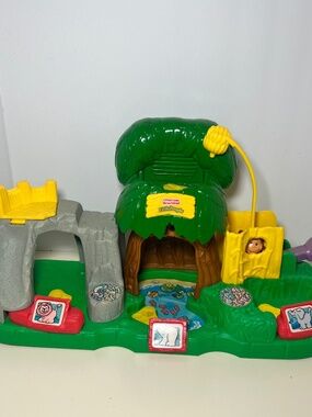 Fisher Price Little People Vintage Zoo Playset NO SOUNDS Fading Peeling Stickers